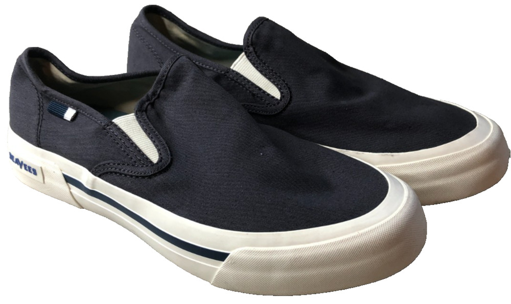 SeaVees SeaChange Slip On Lava Navy Low Top Shoes Womens 8.5 NEW